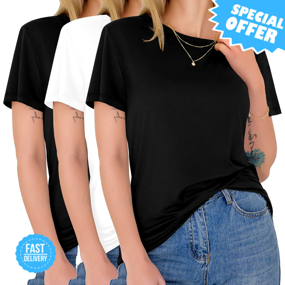 BRAND NEW GAYHAY Women's T-Shirts - Soft Casual Crew Neck Tees
